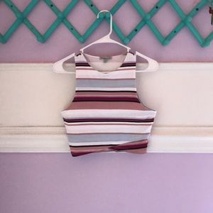 (Charlotte Russe) Pastel color crop top